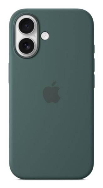 iPhone 16 Silicone Case with MagSafe - Lake Green - MYY83ZM/A