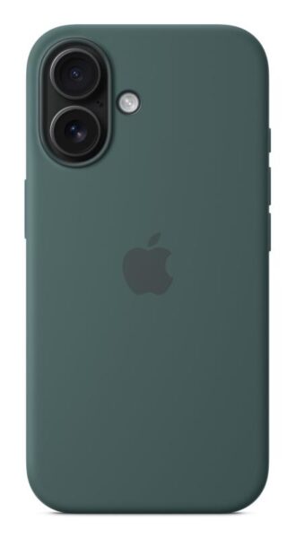 iPhone 16 Silicone Case with MagSafe - Lake Green - MYY83ZM/A
