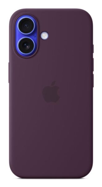 iPhone 16 Silicone Case with MagSafe - Plum - MYY43ZM/A