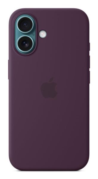 iPhone 16 Silicone Case with MagSafe - Plum - MYY43ZM/A
