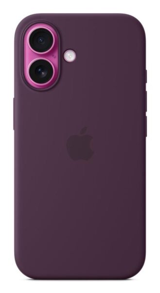 iPhone 16 Silicone Case with MagSafe - Plum - MYY43ZM/A