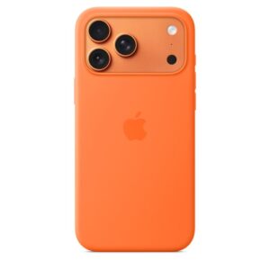 iPhone 17 Pro Max Silicone Case with MagSafe - Orange - MGFL4ZM/A