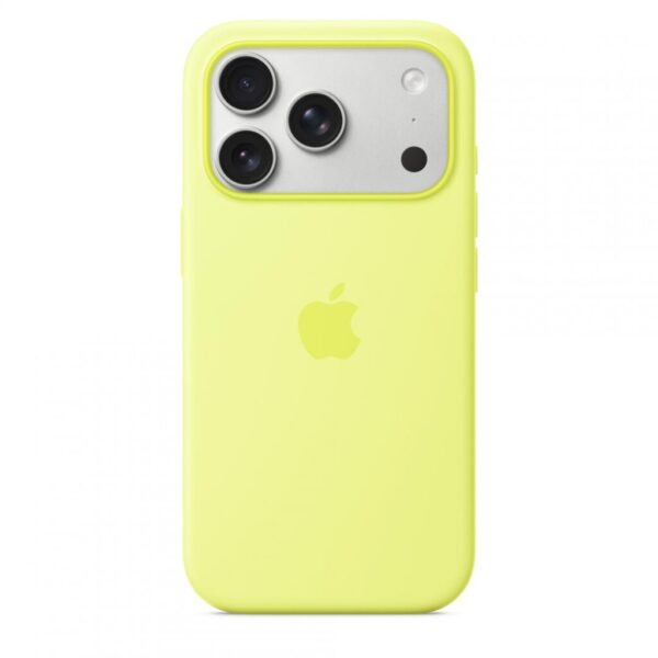 iPhone 17 Pro Silicone Case with MagSafe - Neon Yellow - MGFF4ZM/A