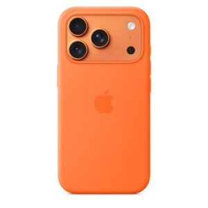 iPhone 17 Pro Silicone Case with MagSafe - Orange - MGFE4ZM/A