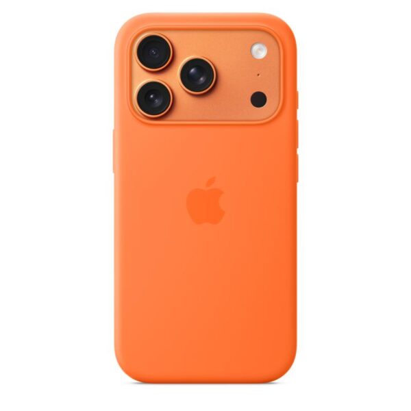 iPhone 17 Pro Silicone Case with MagSafe - Orange - MGFE4ZM/A