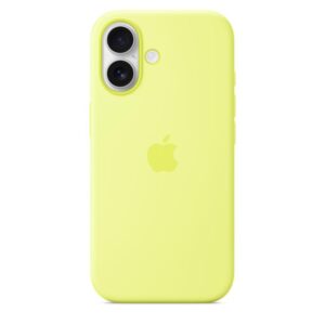 iPhone 17 Silicone Case with MagSafe - Neon Yellow - MGEV4ZM/A
