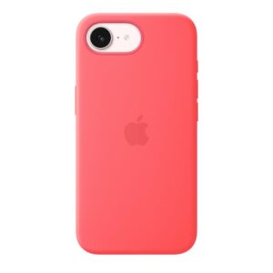iPhone 17e Silicone Case with MagSafe - Bright Guava - MHWH4ZM/A