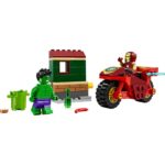 IRON MAN CU MOTOCICLETA SI HULK, LEGO 76287 - LEGO76287