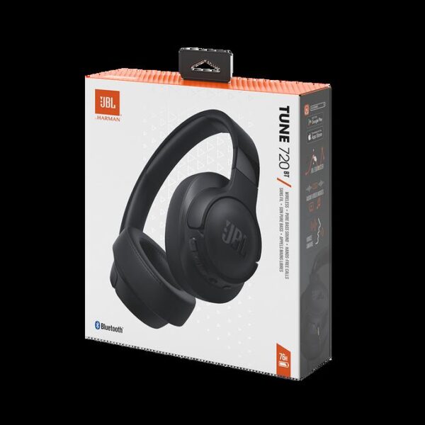 JBL Tune 720BT Black - JBLT720BTBLK