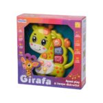 JUCARIE GIRAFA CU LUMINI SI SUNETE, VERDE, MOMKI - MOMKI855-66V