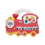 JUCARIE TRENULET CU LUMINI SI SUNETE, ROSU, MOMKI - MOMKI855-112R