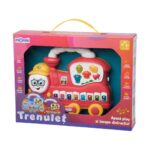 JUCARIE TRENULET CU LUMINI SI SUNETE, ROSU, MOMKI - MOMKI855-112R