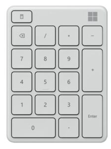 Keypad Numeric Microsoft, Glacier - 23O-00025