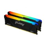 Kingston 16GB 3600MT/s DDR4 CL17 DIMM (Kit of 2) FURY Beast RGB - KF436C17BB2AK2/16