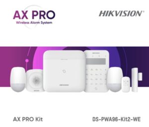 Kit de alarma wireless AX PRO Middle Level DS-PWA96-Kit2-WE contine