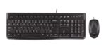 Kit Logitech MK120, tastatura cu fir standard, USB 2.0 - 920-002563
