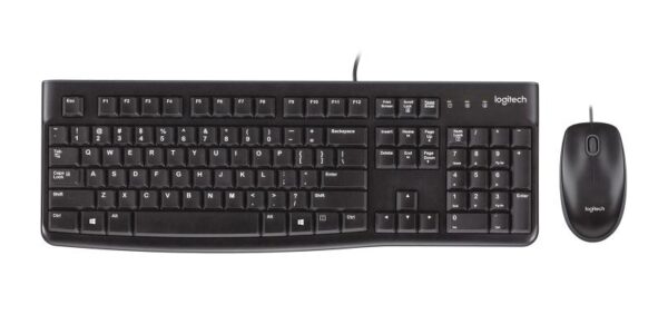 Kit Logitech MK120, tastatura cu fir standard, USB 2.0 - 920-002563