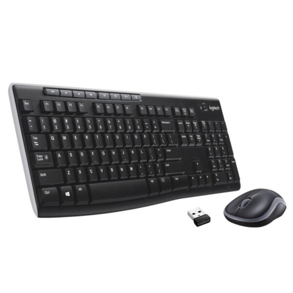 Kit Logitech Wireless Mk270, Usb, Black, 920-004508