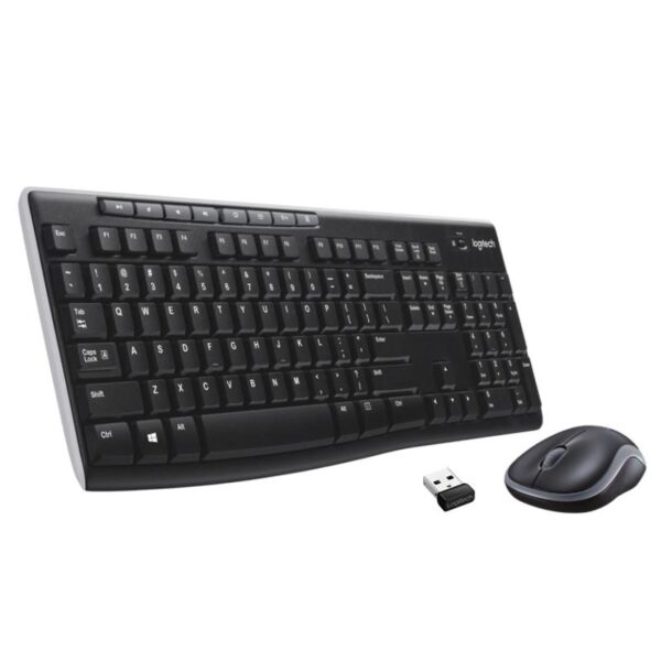 Kit Logitech Wireless Mk270, Usb, Black, 920-004508