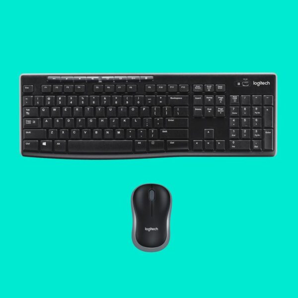 Kit Logitech Wireless Mk270, Usb, Black, 920-004508
