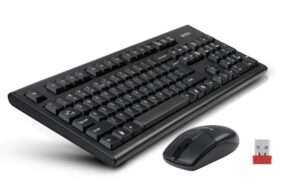 Kit tastatura + mouse A4tech 3100N, wireless, negru