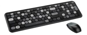Kit tastatura + mouse Serioux Colourful 9920BK, wireless 2.4GHz - SRX9920BK