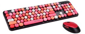 Kit tastatura + mouse Serioux Retro 9900RD, wireless 2.4GHz - SRX9900RD