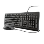 Kit tastatura + mouse Trust Primo, wired, negru - TR-23970