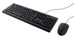 Kit tastatura + mouse Trust Primo, wired, negru - TR-23970