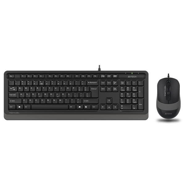 Kit TASTATURA si Mouse A4TECH - F1010 Gr - F1010 GREY