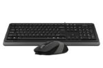 Kit TASTATURA si Mouse A4TECH - F1010 Gr - F1010 GREY