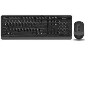Kit Tastatura si Mouse A4Tech FG1010, wireless, Grey - FG1010 GREY