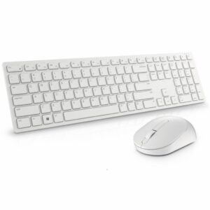 Kit tastatura si mouse Dell KM5221W, wireless, alb - 580-AKEZ