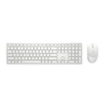 Kit tastatura si mouse Dell KM5221W, wireless, alb - 580-AKEZ