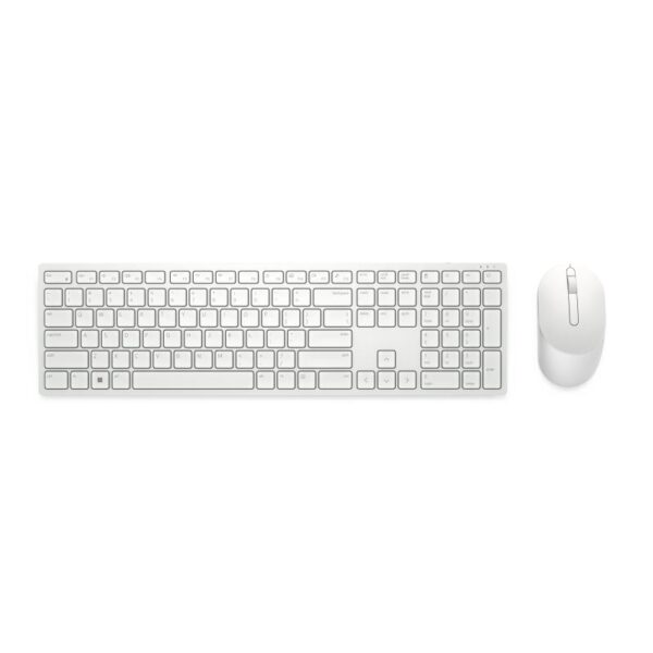 Kit tastatura si mouse Dell KM5221W, wireless, alb - 580-AKEZ