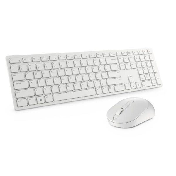 Kit tastatura si mouse Dell KM5221W, wireless, alb - 580-AKEZ