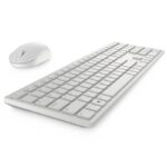 Kit tastatura si mouse Dell KM5221W, wireless, alb - 580-AKEZ