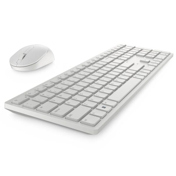 Kit tastatura si mouse Dell KM5221W, wireless, alb - 580-AKEZ