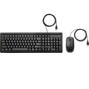 Kit Tastatura si Mouse HP Wired 160, negru - 6HD76AA