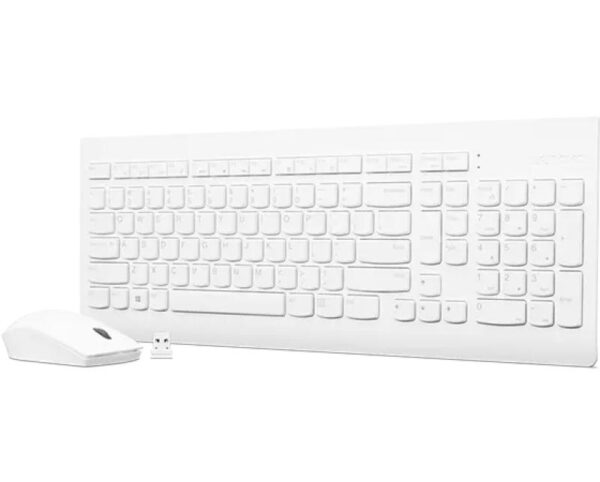 Kit tastatura si mouse Lenovo 510, US layout, Alb - GX30W75336