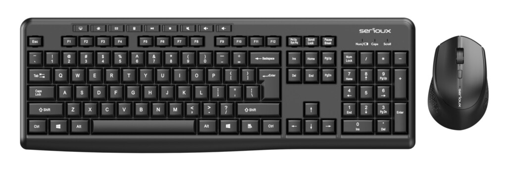 Kit tastatură și mouse wireless 2.4G Tastatură: cu rând - SRXK-SKIT706W Kit tastatură și mouse wireless 2.4G Tastatură: cu rând - SRXK-SKIT706W