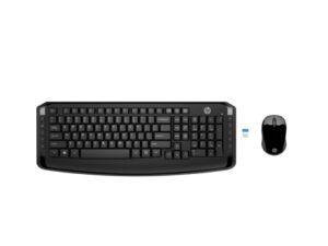 Kit Tastatura si mouse Wireless HP 300, negru - 3ML04AA