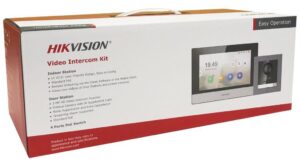 Kit videointercom IP Hikvision DS-KIS602, componenta kit: 1 x post