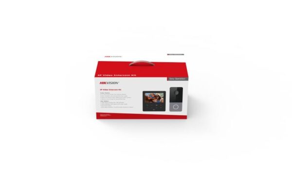 Kit videointercom IP Hikvision DS-KIS606-P, contine: DS-KV6113-PE1 (C) × 1