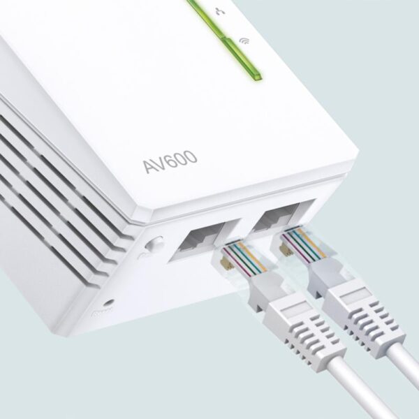 Kit Wi-Fi TP Link AV600 Powerline, Powerline: pana la 600 Mbps - TL-WPA4221 KIT