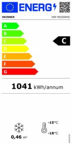 LADA FRIGORIFICA CU CAPAC GLISANT HEINNER HSF-M255WHC