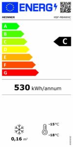 LADA FRIGORIFICA CU CAPAC GLISANT HEINNER HSF-M84WHC