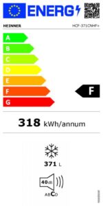 LADA FRIGORIFICA HEINNER HCF-371CNHF+ - imagine 3