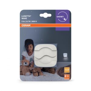 Lampa de veghe OSRAM LUNETTA Wave cu senzor de lumina, 0.5W, 5 lm - 000004099854536632