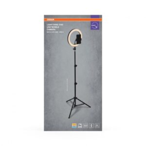 Lampa LED circulara portabila OSRAM Selfie RING cu TREPIED - 000004099854497636